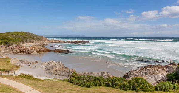 Voelklip Beach Het Toeristische Centrum Van Hermanus West Kaap Zuid — Stockfoto