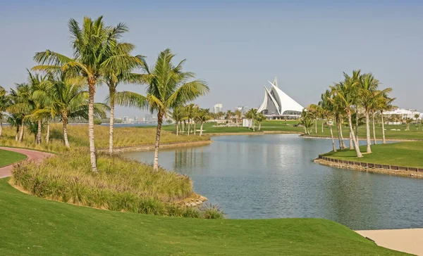 Dubai Uae February 2005 Dubai Creek Golf Yacht Club Forerunner — Stock Photo, Image