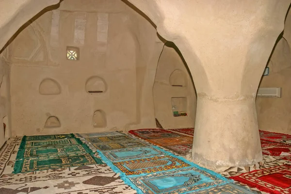 Pilastro Centrale Che Sostiene Tetto Della Moschea Bidya Nell Emirato — Foto Stock