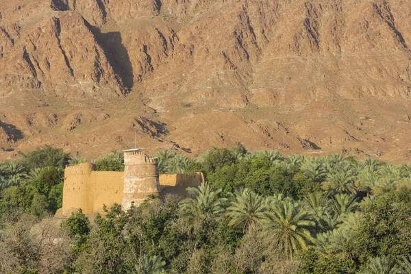 Bithnah Fort Ist Eine Traditionelle Zweistöckige Festung Aus Felsen Korallen — Stockfoto