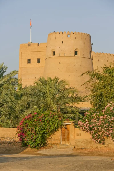 Une Vue Latérale Fort Fujairah Dans Émirat Même Nom Aux — Photo