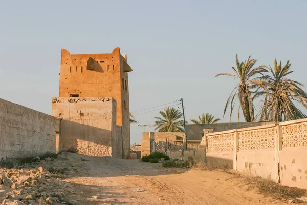 Eine Festung Jazirat Hamra Einer Stadt Südlich Der Stadt Ras — Stockfoto