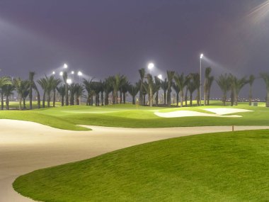 Ras Al Khaimah 'daki Tower Links Golf Pisti, bir mangrov rezervinin etrafında dönen 18 deliğin 11' i ile BAE 'nin kuzey emirliklerinin en önemli golf sahası konumundadır..