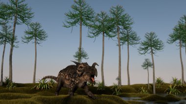 einiosaurus kıyısında