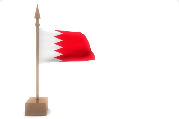 Флаг Бахрейна — стоковое фото