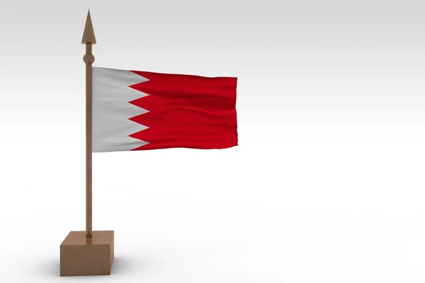 Bandeira acenando Bahrein — Fotografia de Stock