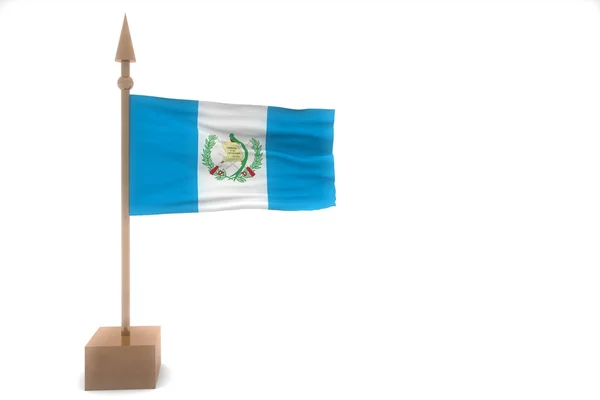 Guatemala waving flaп — Stock Photo, Image