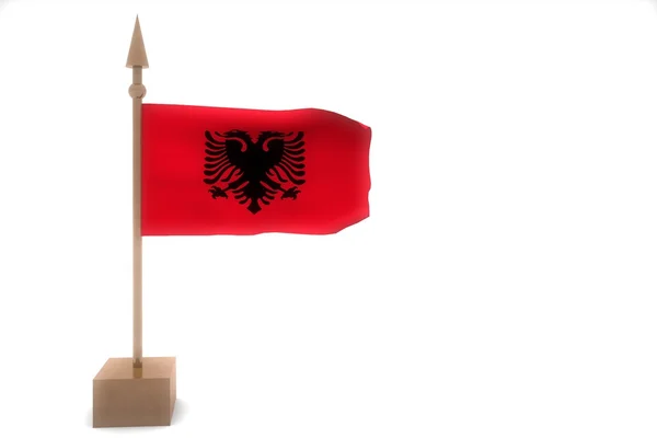 アルバニアの旗 — ストック写真