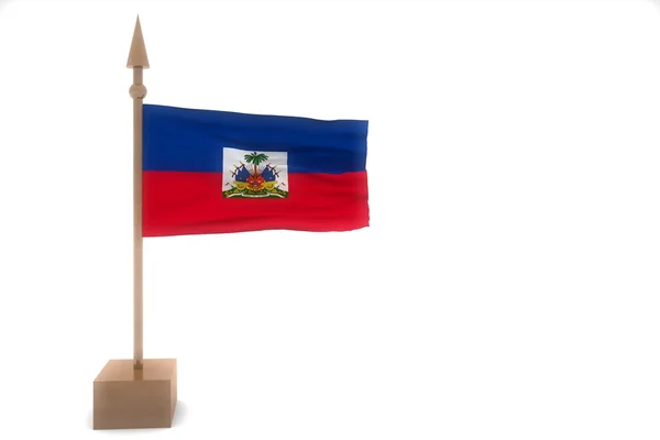Haiti waving flag — Stock Photo, Image