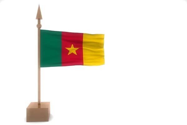 Senegal ondeando bandera — Foto de Stock