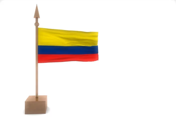 Columbia waving flag — Stock Photo, Image