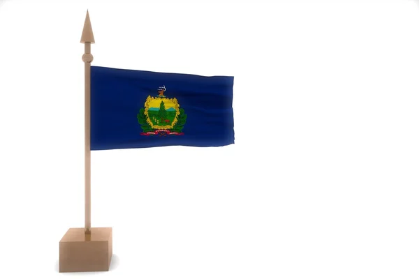 Vermont state flagga — Stockfoto