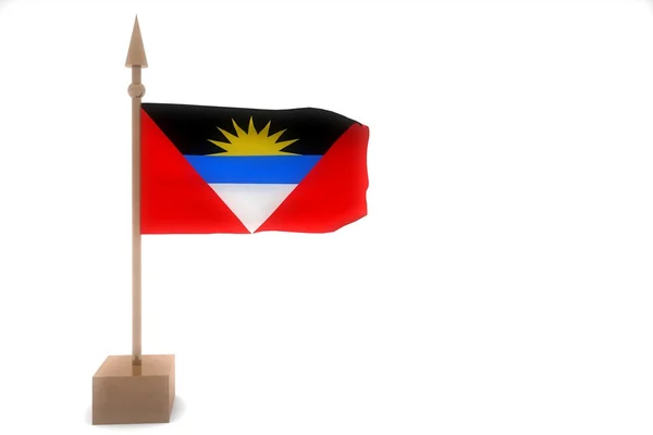 Antigua and barbuda flag — Stock Photo, Image