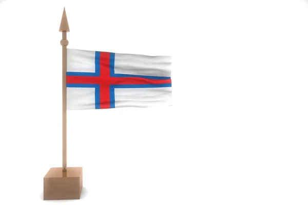 Flag of the Faroe Islands — Stock Photo, Image