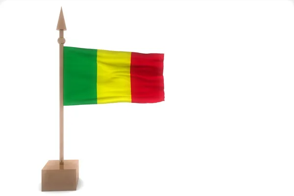 Mali-vifteflagg – stockfoto