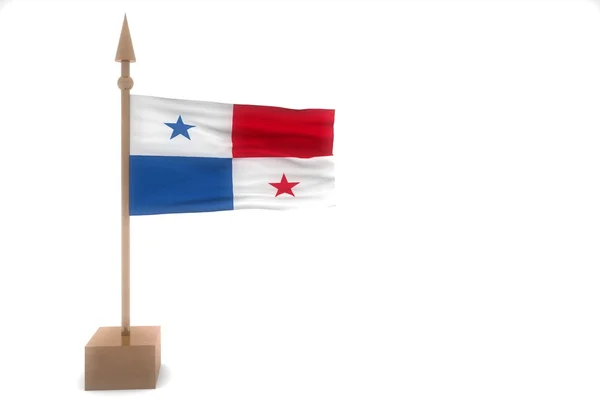 Bandeira acenando Panamá — Fotografia de Stock