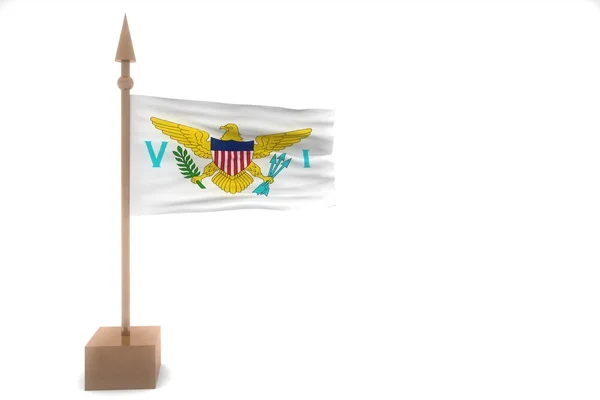 Flag of Virgin Islands — Stock Photo, Image