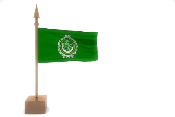 阿拉伯国家联盟的旗帜 — 图库照片