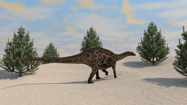 Dicraeosaurus yürüyüş