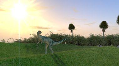 avcılık dilophosaurus