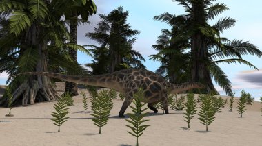 Dicraeosaurus yürüyüş