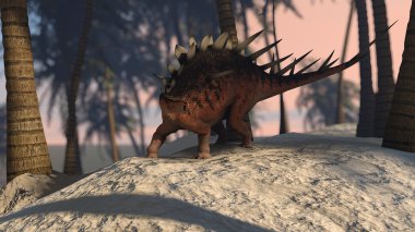 Antik aralarında dinozor