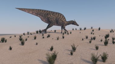 Saurulophus dinosaur clipart