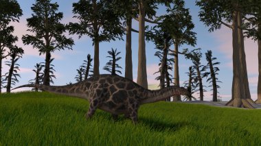 Dicraeosaurus yürüyüş