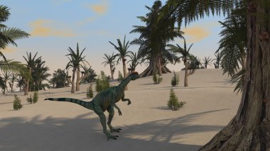 avcılık dilophosaurus