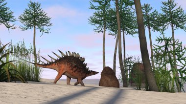 aralarında dinozor