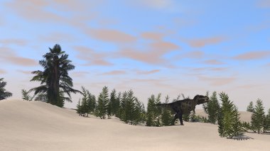 Tarih öncesi tyrannosaurus t-rex