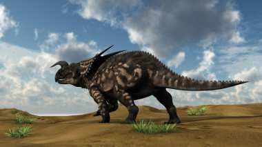 kahverengi einiosaurus dinozor