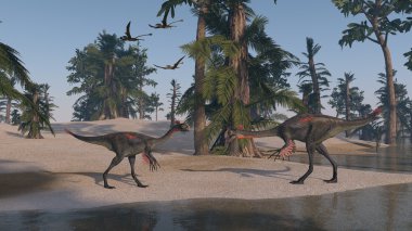 gigantoraptor dinozorlar akın
