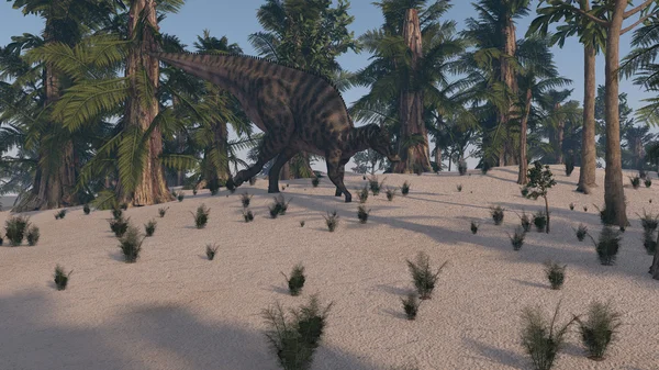 Dinozaur saurulophus — Zdjęcie stockowe