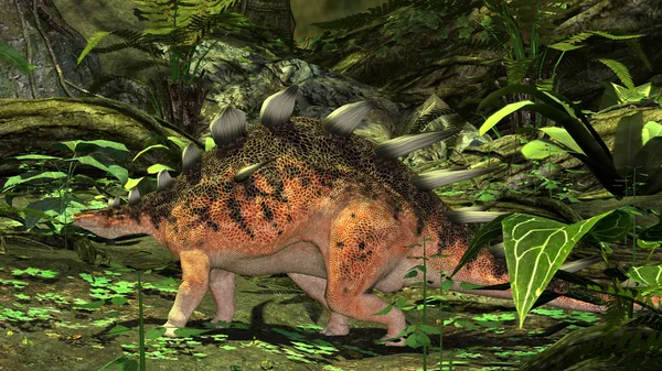 Kentrosaurus őskori dinoszaurusz — Stock Fotó