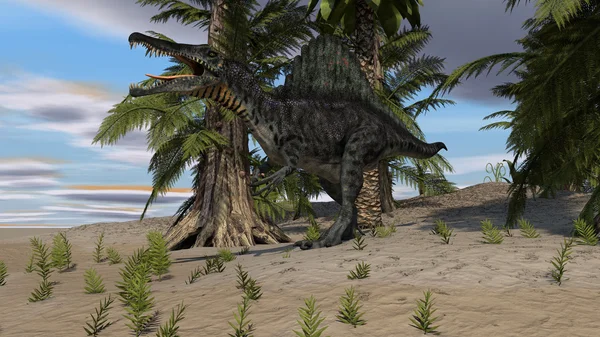 Spinosaurus dinozor — Stok fotoğraf