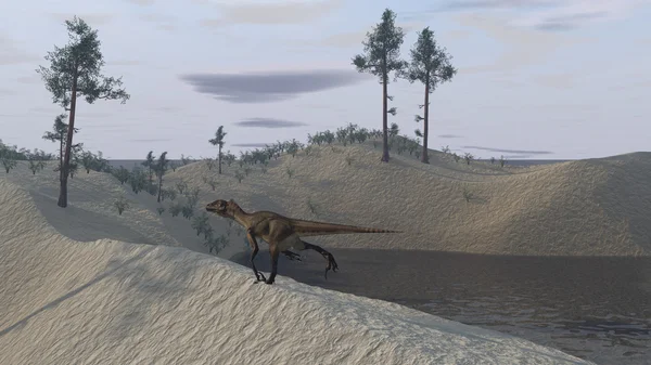 Динозавр, Ютараптор — стоковое фото