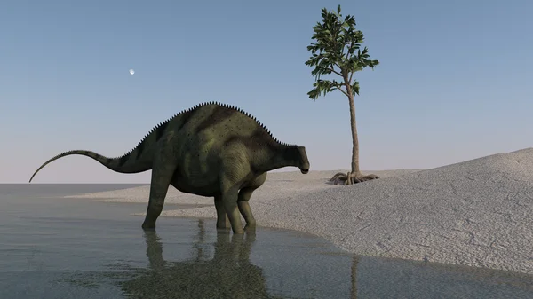 Динозавры брахитрахелопана — стоковое фото