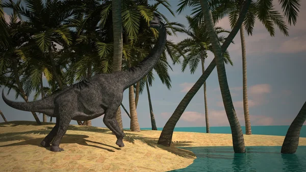 Dinosauro brachiosauro — Foto Stock