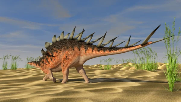 Ancient kentrosaurus dinosaur — Stock Photo, Image