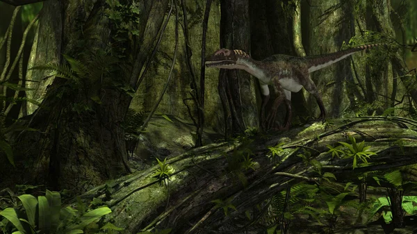 Dinosauro dello Utahraptor — Foto Stock