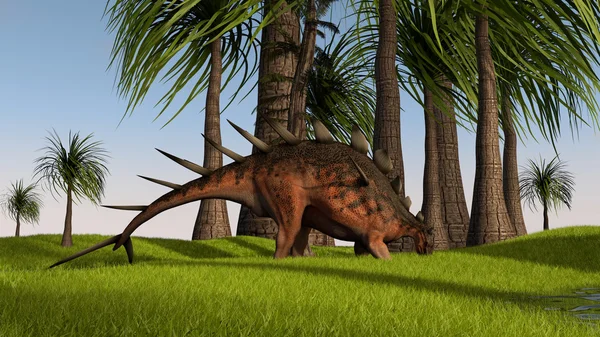 Кентрозавр динозавр — стоковое фото