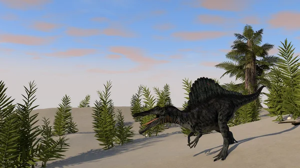 A Spinosaurus dinoszaurusz — Stock Fotó