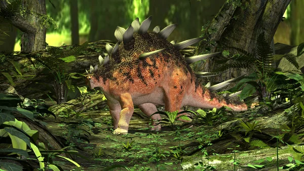 Prehistorische kentrosaurus dinosaur — Stockfoto