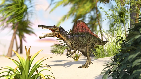 A Spinosaurus dinoszaurusz — Stock Fotó