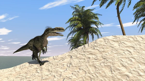 Utahraptor dinosaurs — Stock Photo, Image