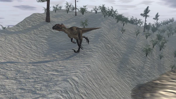 Utahraptor dinozaur — Zdjęcie stockowe