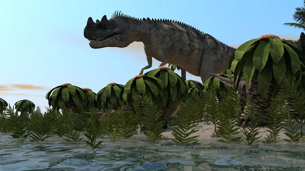 Dinossauro Ceratosaurus — Fotografia de Stock