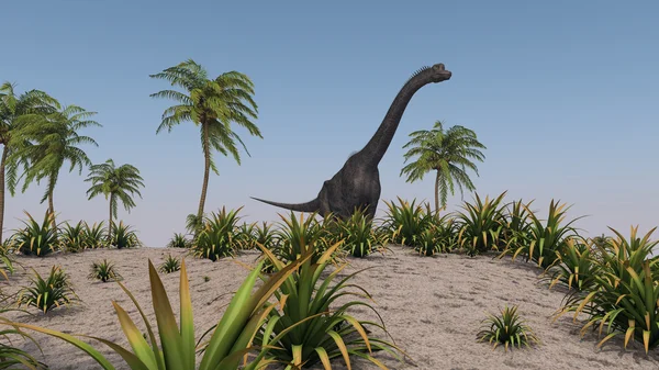 Brachiosaurus динозаврів — стокове фото