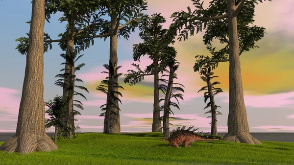 Gamla kentrosaurus dinosaurie — Stockfoto